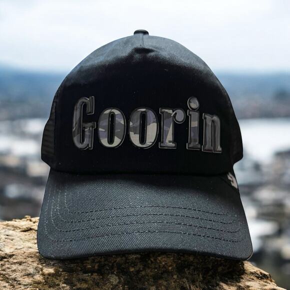 NEW Goorin Bros. Black Cameo GOORIN Trucker Hat the Farm Mesh‎ NWT OSFA - Picture 1 of 10